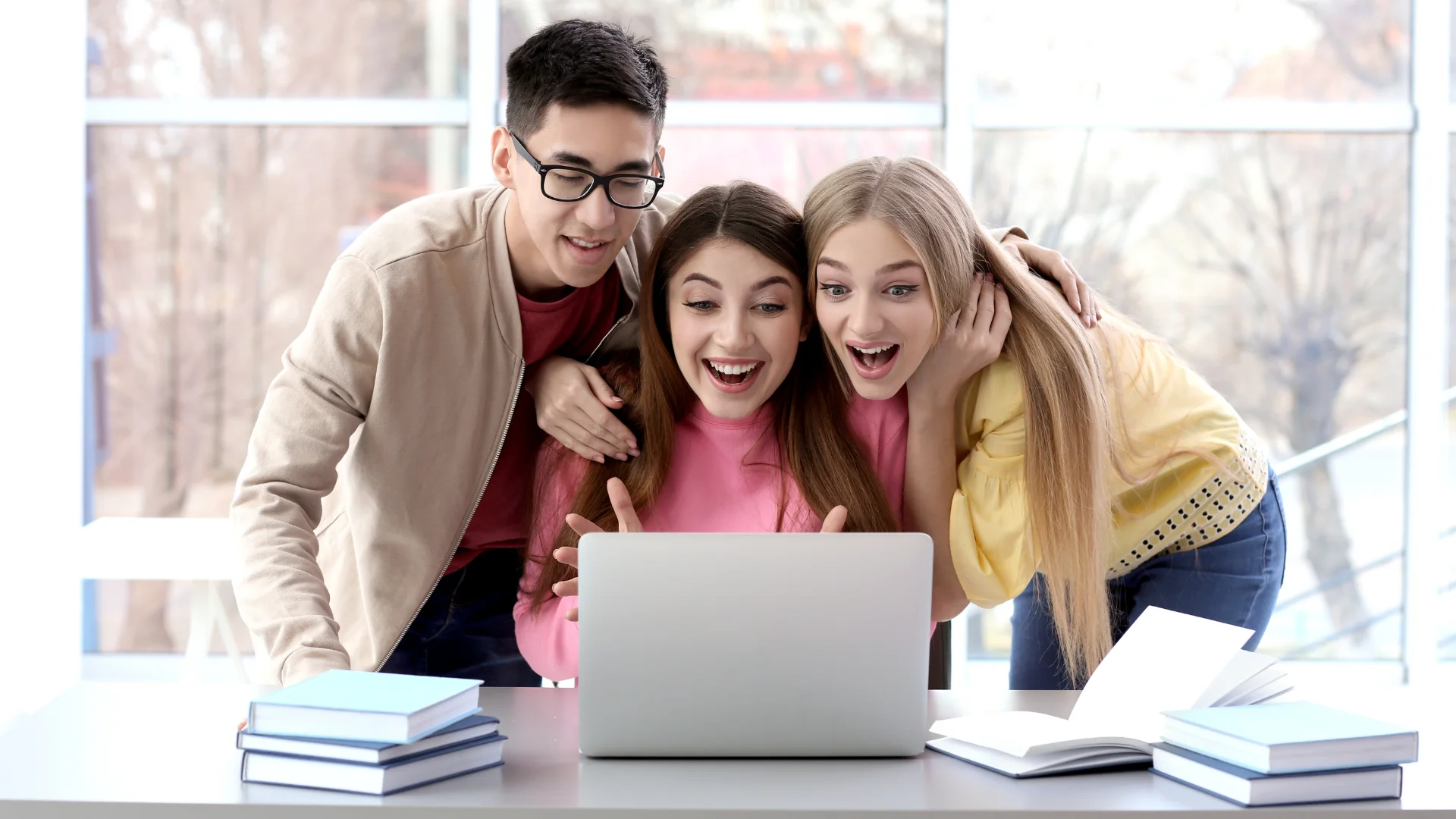 students and her parents finding the right college