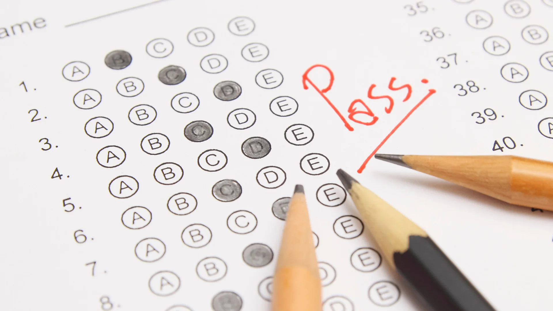 admission score report